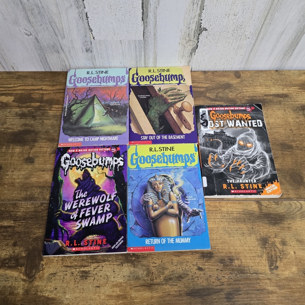 Goosebumps Book Collection Of 5